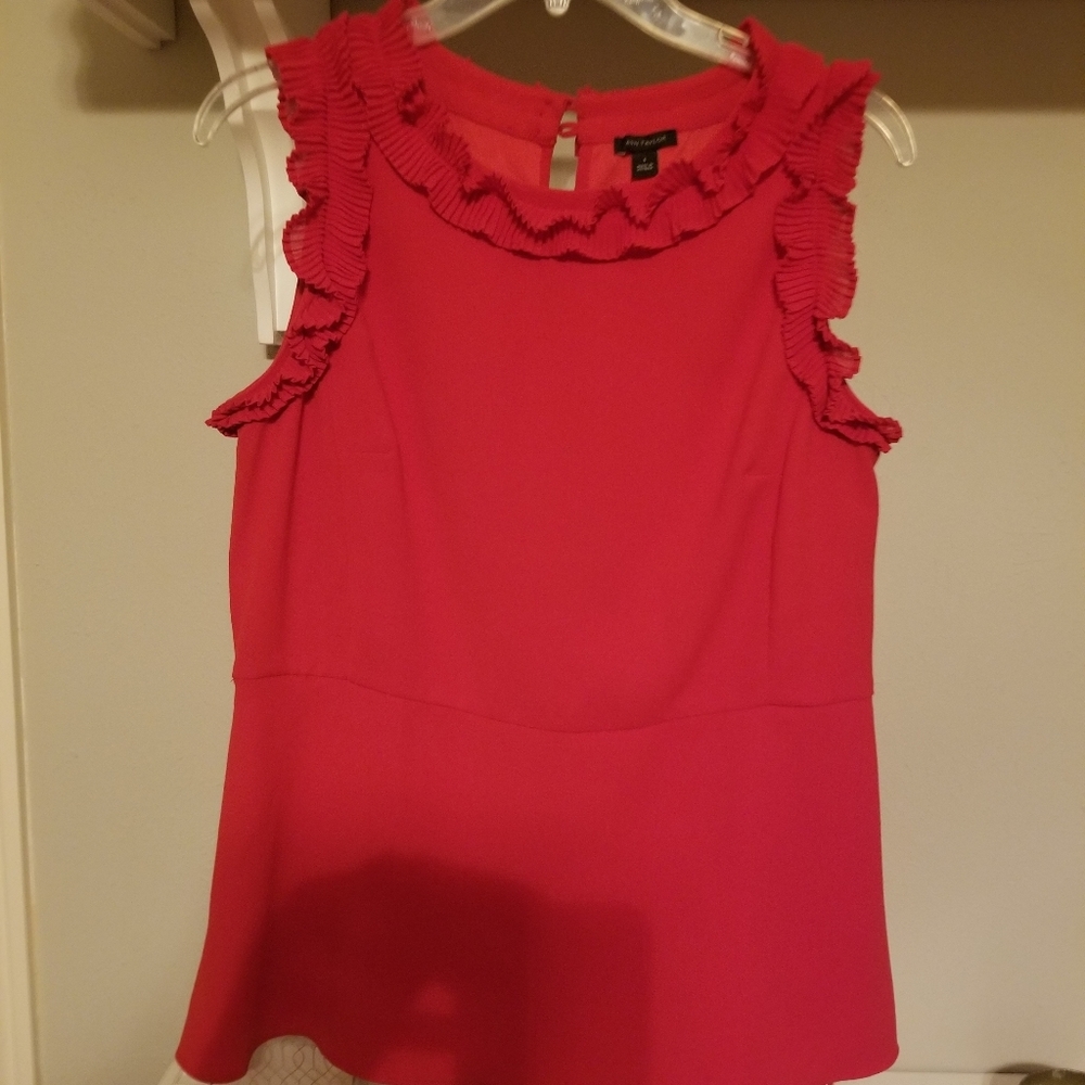 Red blouse